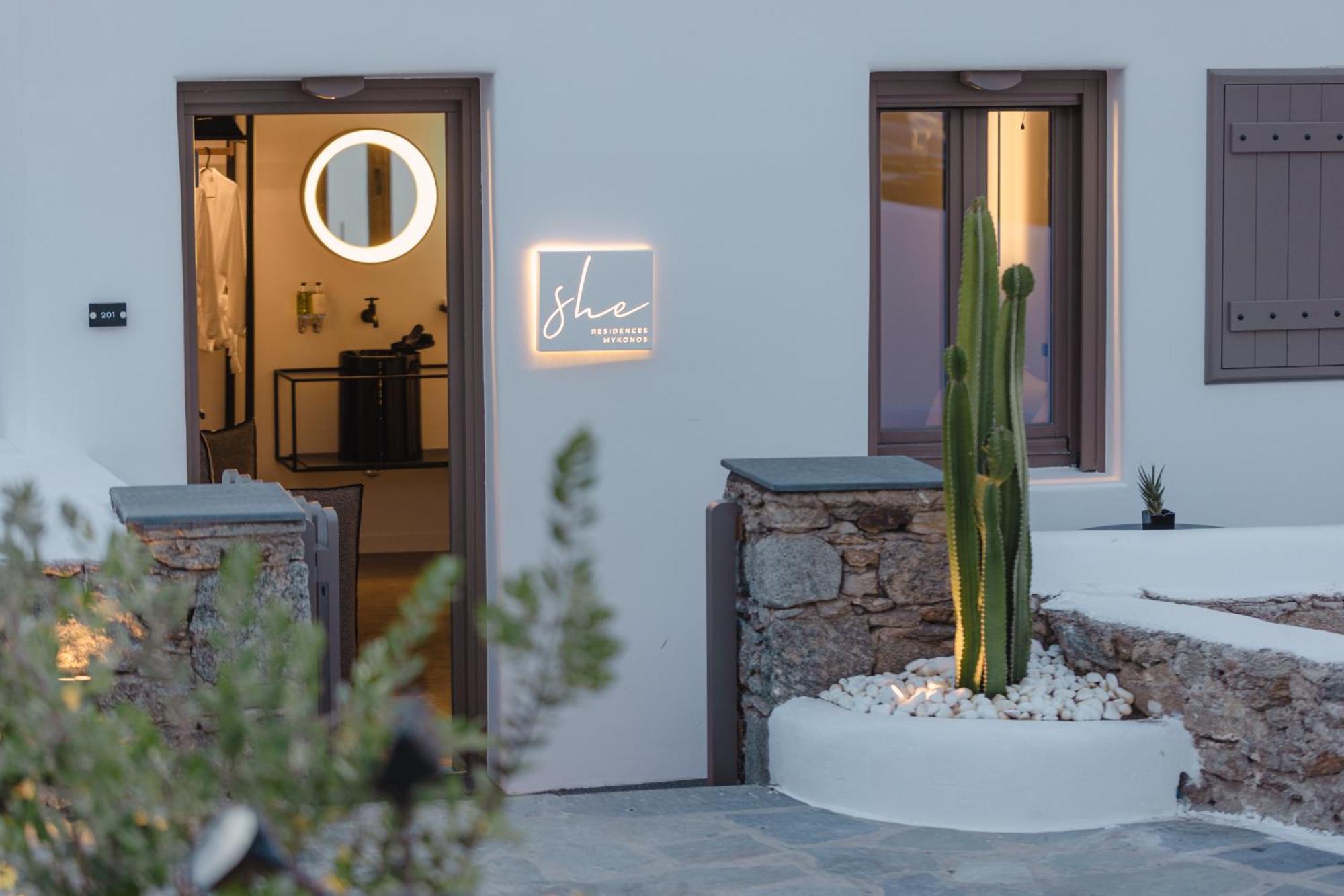 Mykonos TownShe Mykonos - The Residency公寓式酒店 外观 照片